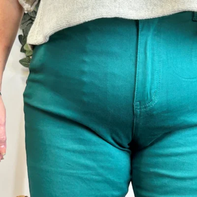 P182- Jean Droit Voggo T42-T50 - vert-sapin - 50