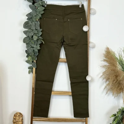 R274- Tregging Molletonné Christy - kaki - 52