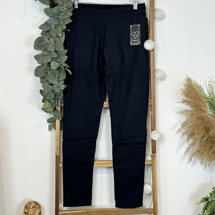 R274- Tregging Molletonné Christy - marine - 52