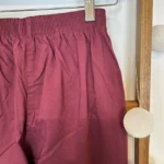 Pantalon confort chaud femme JST taille haute T38-T52 - bordeaux - 58