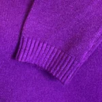 Pull col V laine et cachemire femme TRICOTONIC T38-T42 - violet - 42
