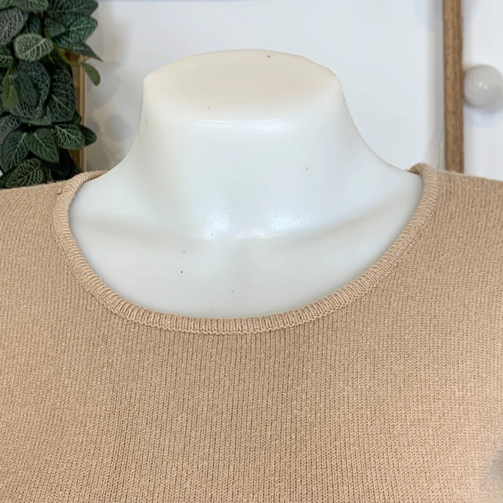 Y251- Pull Laine Cachemire "Tricotonic" (T36-T40) - camel - 40