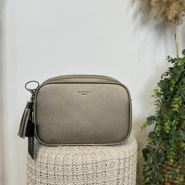 P428- Sac Flora&Co 2 Zips - dore - taille-unique