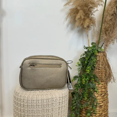 P428- Sac Flora&Co 2 Zips - dore - taille-unique