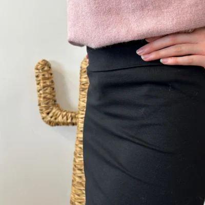 M743- Jupe Cigarette - noir - 46