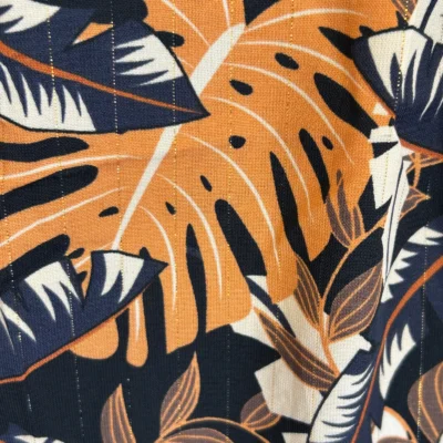 I950- Blouse By One philodendron (T36-T40) - noir - 38