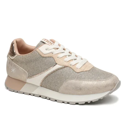 R458- Sneakers Moow bi-matière ( T36-T41) - dore - 41