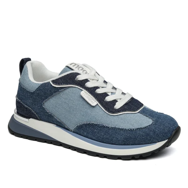 R401- Sneakers crantées Moow ( T36-T41) - denim - 41