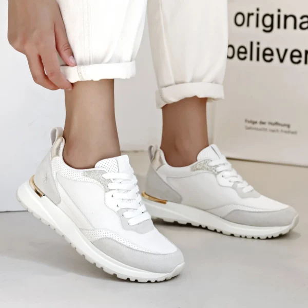 R409- Tennis Moow unie (T36-T41) - blanc - 41