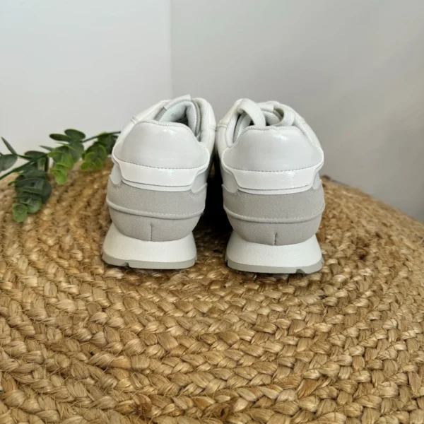R457- Sneakers Moow bicolores ( T36-T41) - blanc - 41