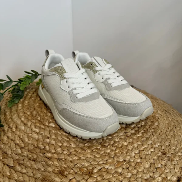 R409- Tennis Moow unie (T36-T41) - blanc - 41