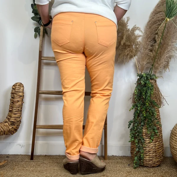 P847- Jean Slim Voggo (T42-T50) - orange - 50