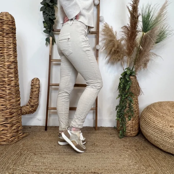 P050- Jean Melly.and.Co (Xs-Xl) - beige - 42