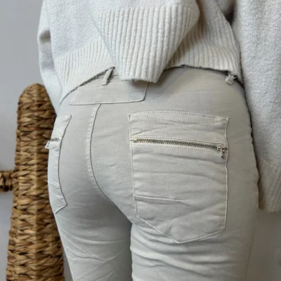 P050- Jean Melly.and.Co (Xs-Xl) - beige - 42