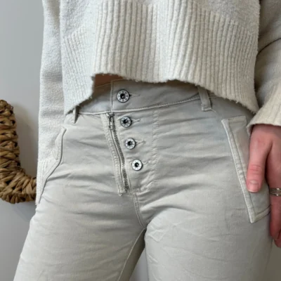 P050- Jean Melly.and.Co (Xs-Xl) - beige - 42