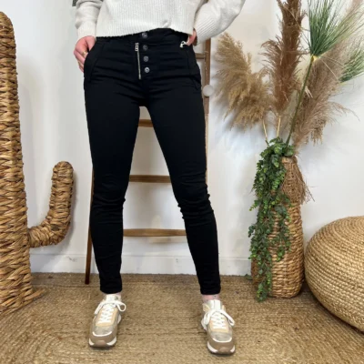 P051- Jean Melly.and.Co Teinté - noir - 42