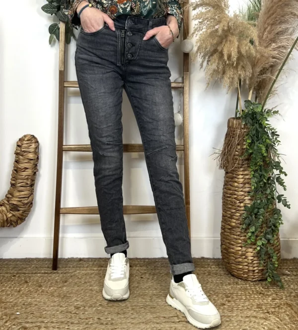 P072- Jean Melly&Co (XS-XL) - noir - 42