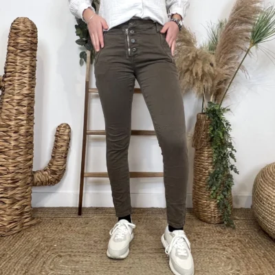 P052- Jean Melly&Co (XS-XL) - marron - 44