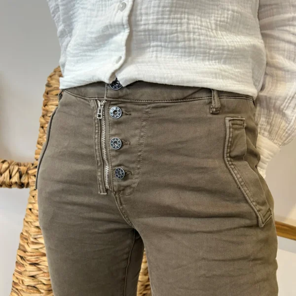 P052- Jean Melly&Co (XS-XL) - marron - 44