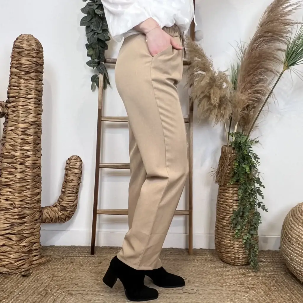 L947- Pantalon taille élastique (Tu)
