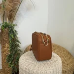 Sac bandoulière Medium multi-poches femme Flora & Co - camel - sans-taille