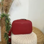 Sac bandoulière Medium multi-poches femme Flora & Co - rouge - sans-taille