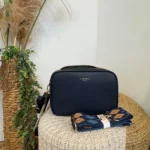 Sac bandoulière Medium multi-poches femme Flora & Co - marine - sans-taille