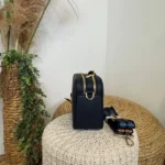 Sac bandoulière Medium multi-poches femme Flora & Co - marine - sans-taille