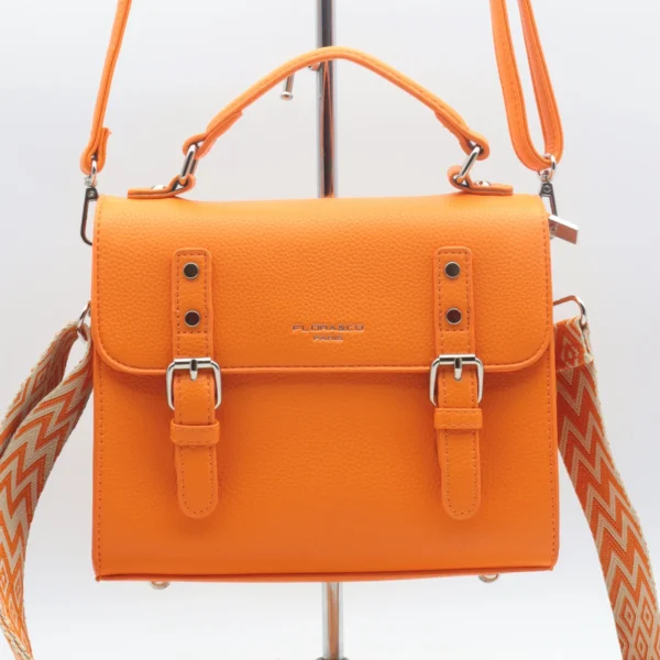 P425- Sac cartable Flora & Co - orange - sans-taille