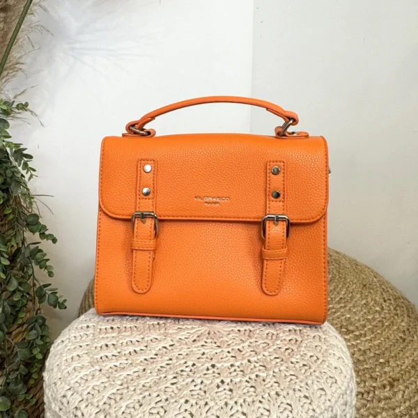 P425- Sac cartable Flora & Co - orange - sans-taille