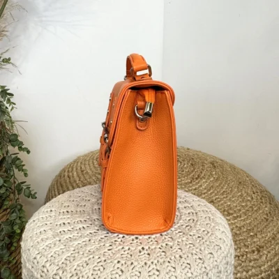 P425- Sac cartable Flora & Co - orange - sans-taille