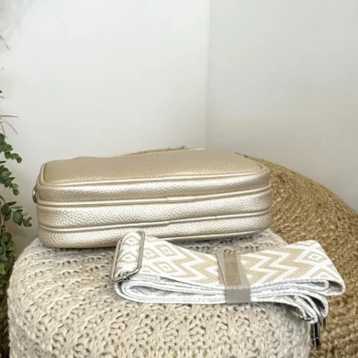 P426- Sac 3 poches Flora&Co - ecru - sans-taille