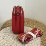 Sac Medium 3 zips femme Flora & Co - rouge - sans-taille