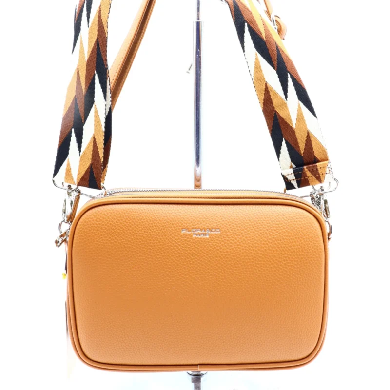 Sac Medium 3 zips femme Flora & Co - camel - sans-taille