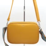 Sac Medium 3 zips femme Flora & Co - moutarde - sans-taille
