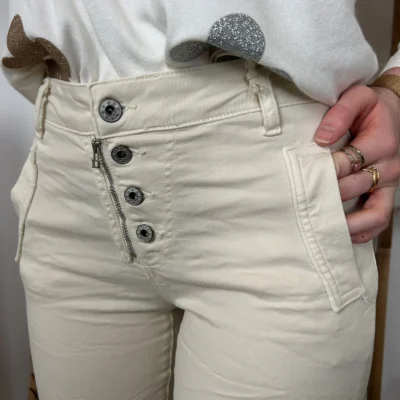 P050- Jean Melly.and.Co (Xs-Xl) - beige - 42