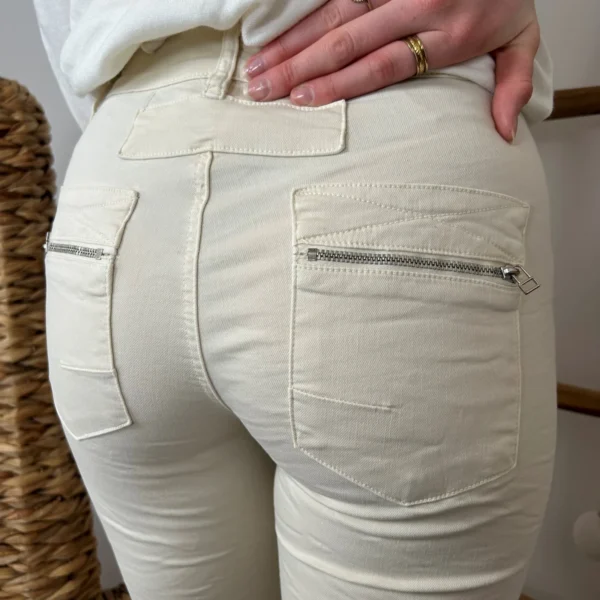 P050- Jean Melly.and.Co (Xs-Xl) - beige - 42