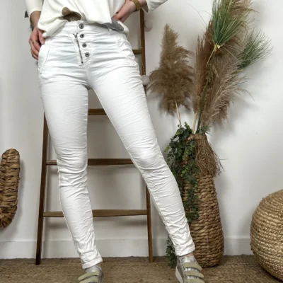 P050- Jean Melly.and.Co (Xs-Xl) - blanc - 44