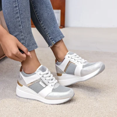 R460- Basket Moow compensée - argente - 41