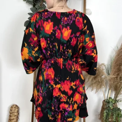 I990- Robe papillon (T36-T40) - noir - 40