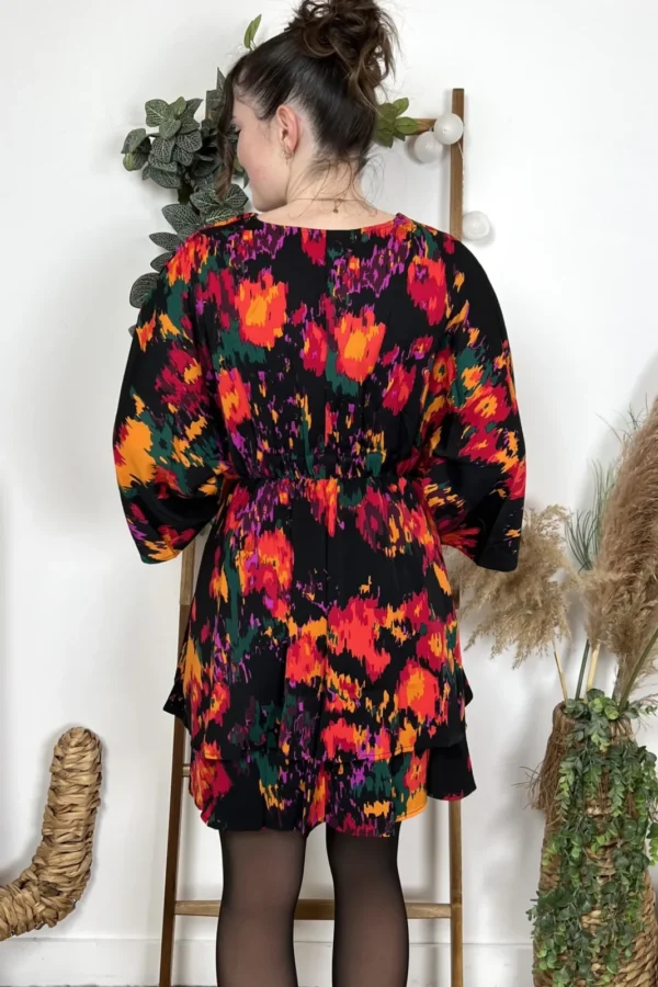 I990- Robe papillon (T36-T40) - noir - 40