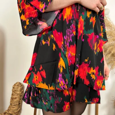 I990- Robe papillon (T36-T40) - noir - 40