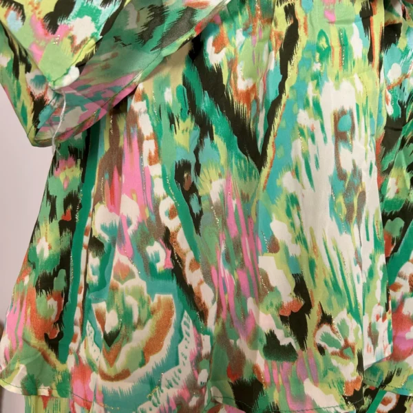 I990- Robe papillon (T36-T40) - vert-anis - 40