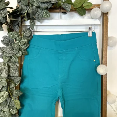 R273- Tregging Christy (T42-T52) - bleu-turquoise - 52