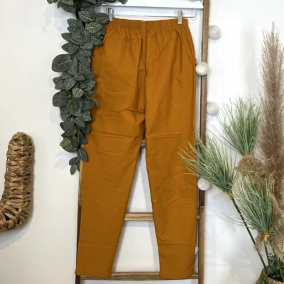 T545- Pantalon Confort JST (T38-T52) - moutarde - 58