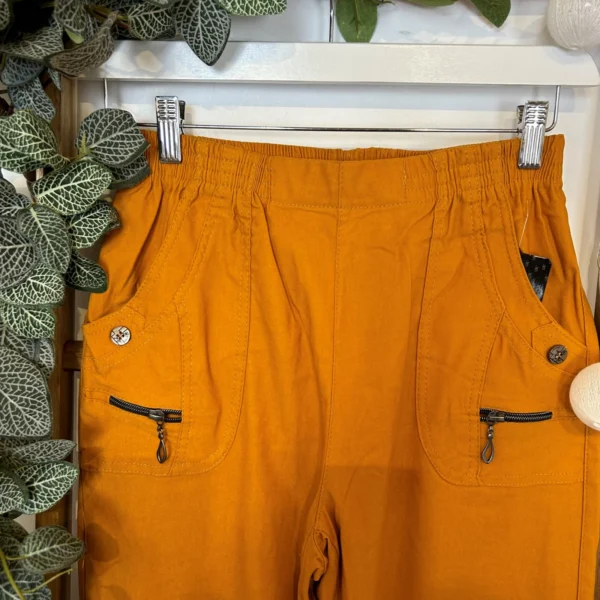 T545- Pantalon Confort JST (T38-T52) - moutarde - 58