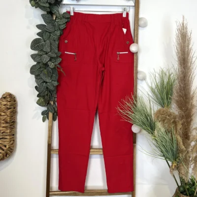 T545- Pantalon Confort JST (T38-T52) - rouge - 58