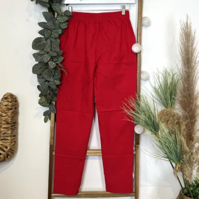 T545- Pantalon Confort JST (T38-T52) - rouge - 58