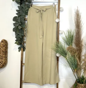 Pantalon fluide large femme T42/44-T54/56 - beige - 38