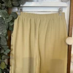 Pantalon fluide large femme T42/44-T54/56 - beige - 38